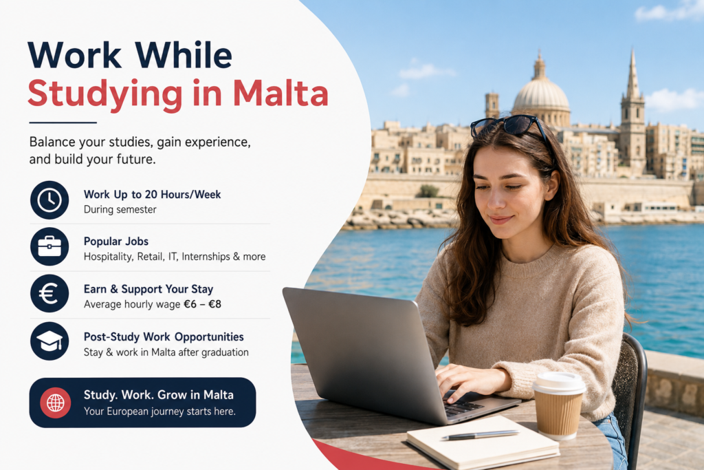 Work While Studying in Malta